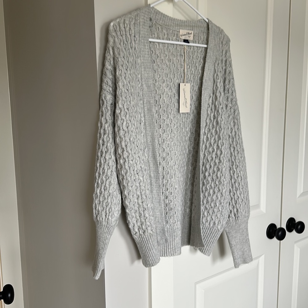 Universal Thread Textured Open Sweater - Picture 2 of 4